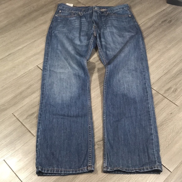 Levi’s 514 Medium Wash Blue Slim Straight 100% Cotton Jeans size 34x32 - Picture 5 of 9